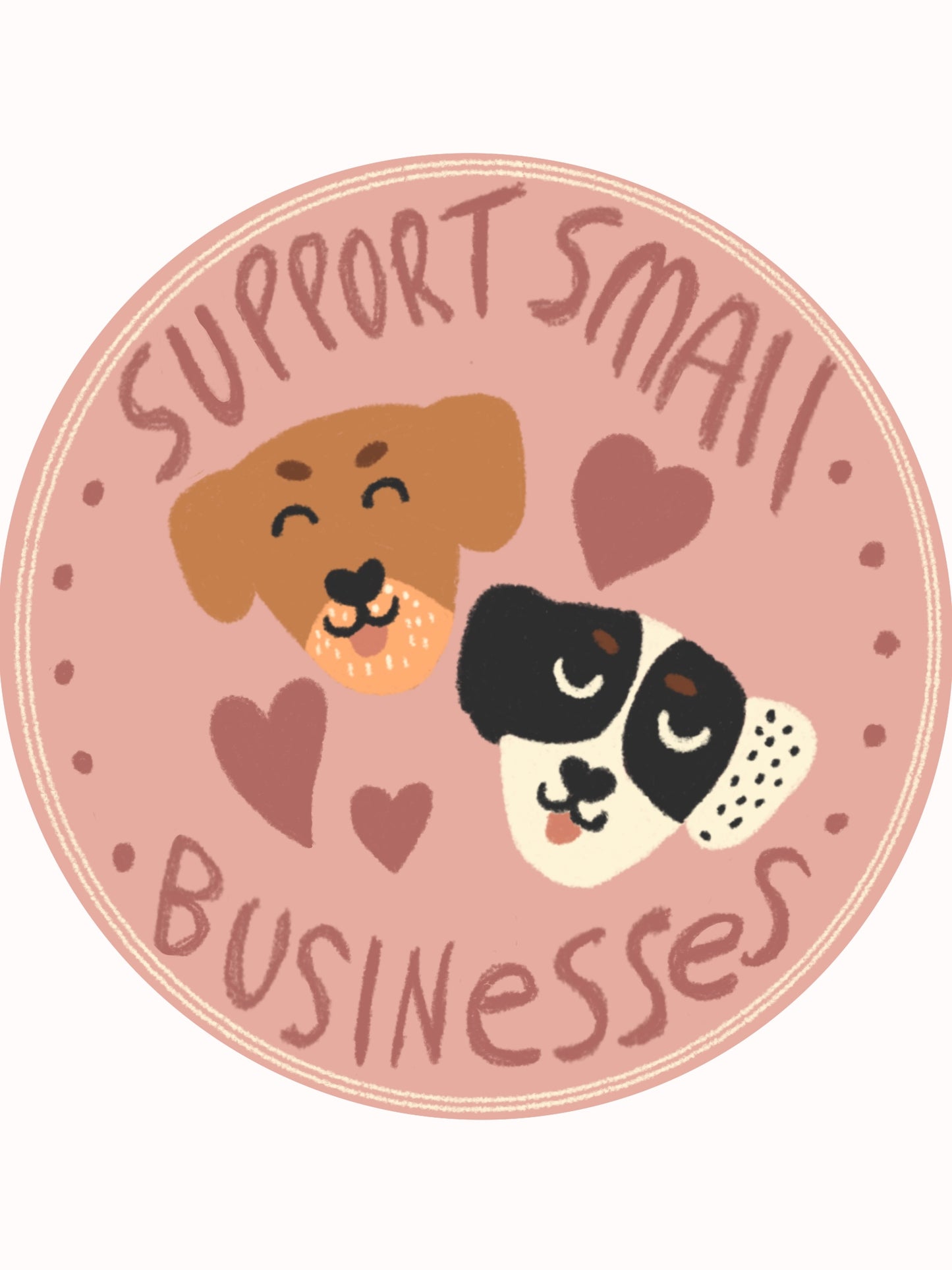 Support Small Businesses Sticker