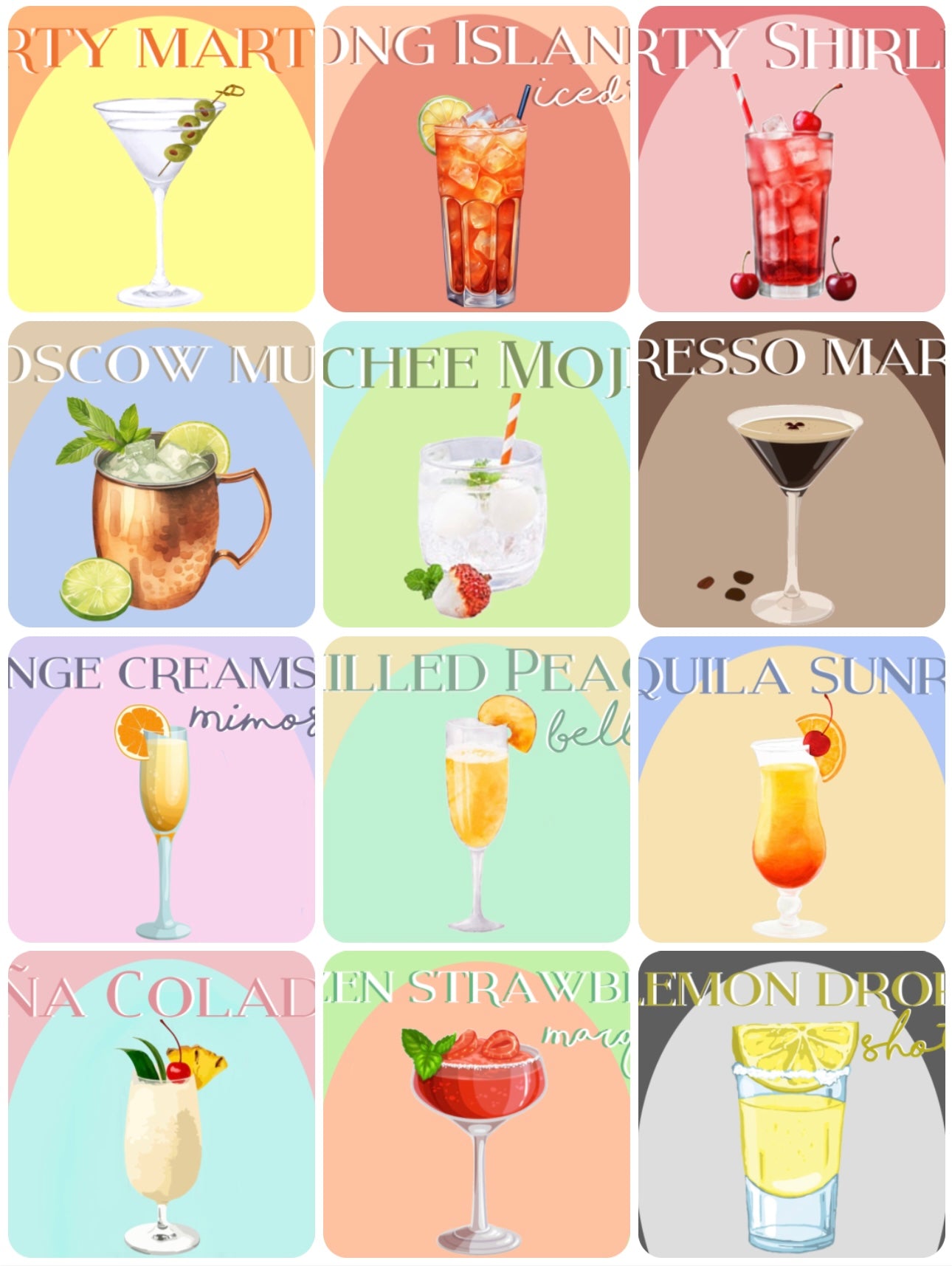 Cute Cocktails Bundle